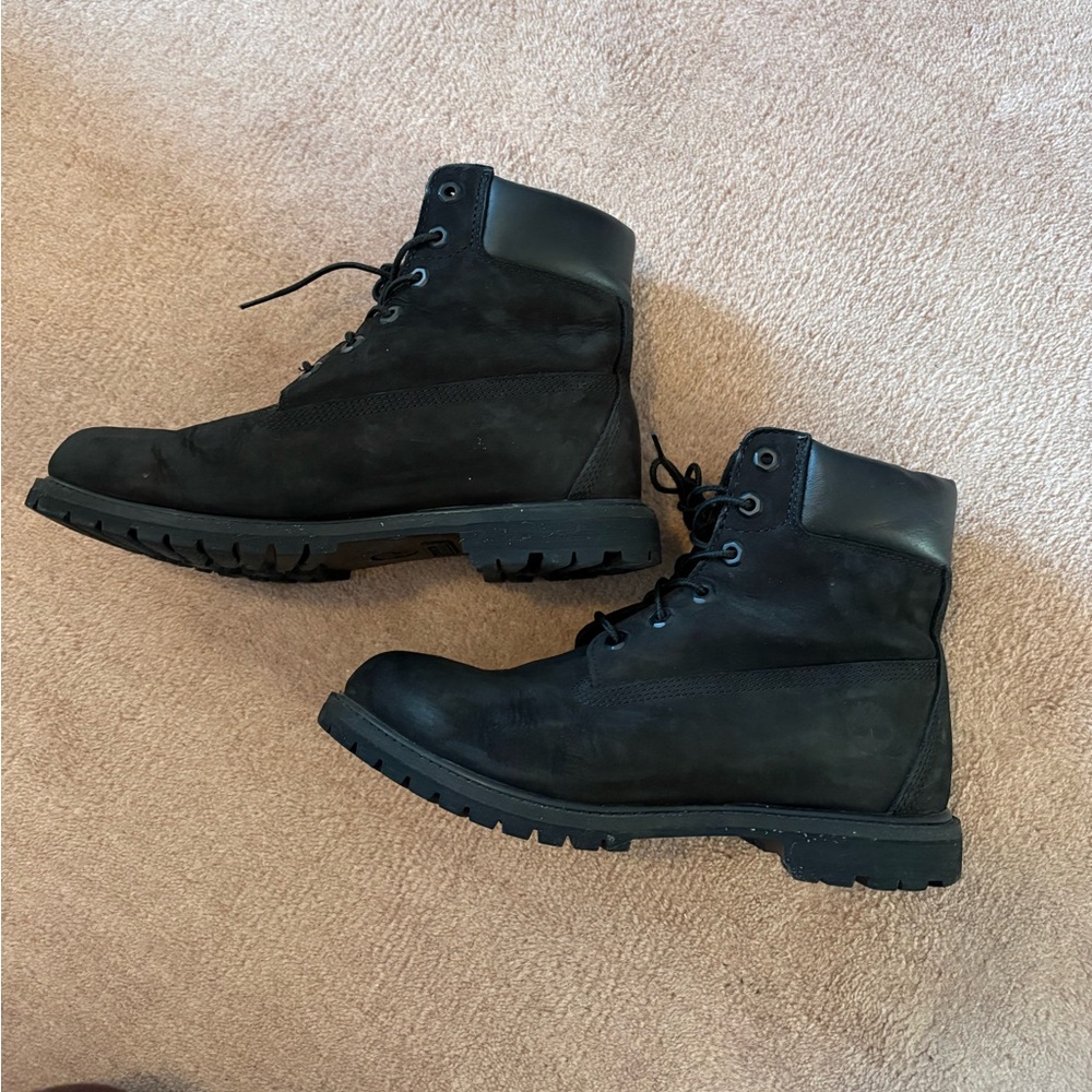 Black Timberland Boots